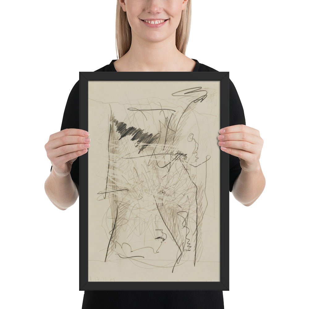 17.11.1982 by Gerhard Richter, Framed poster