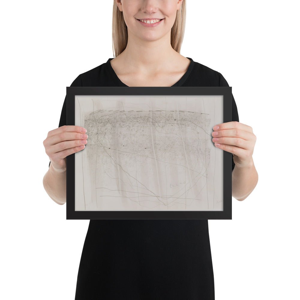 24.4.90 by Gerhard Richter, Framed poster