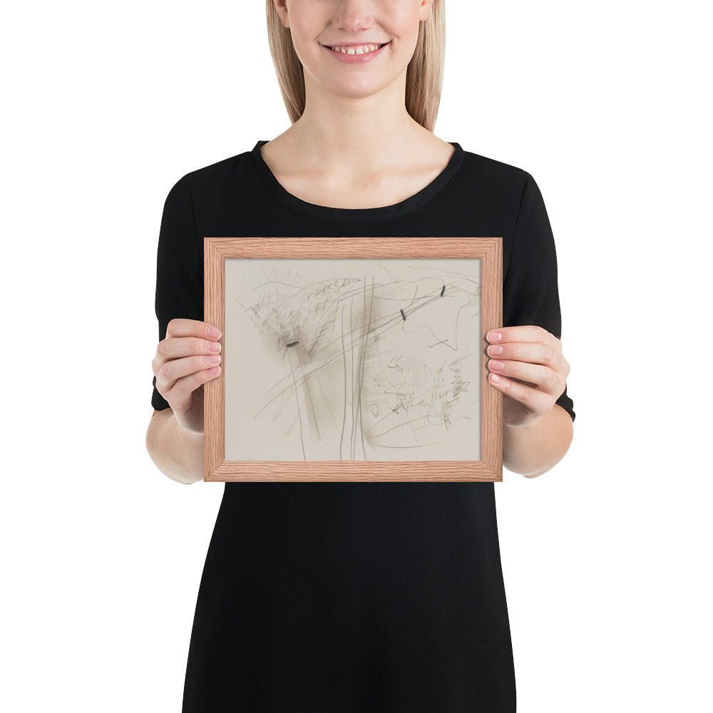 4.4.83 by Gerhard Richter, Framed poster