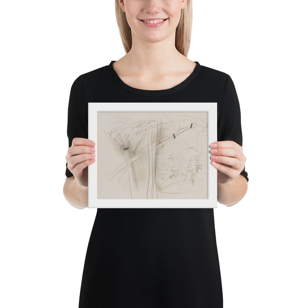 4.4.83 by Gerhard Richter, Framed poster
