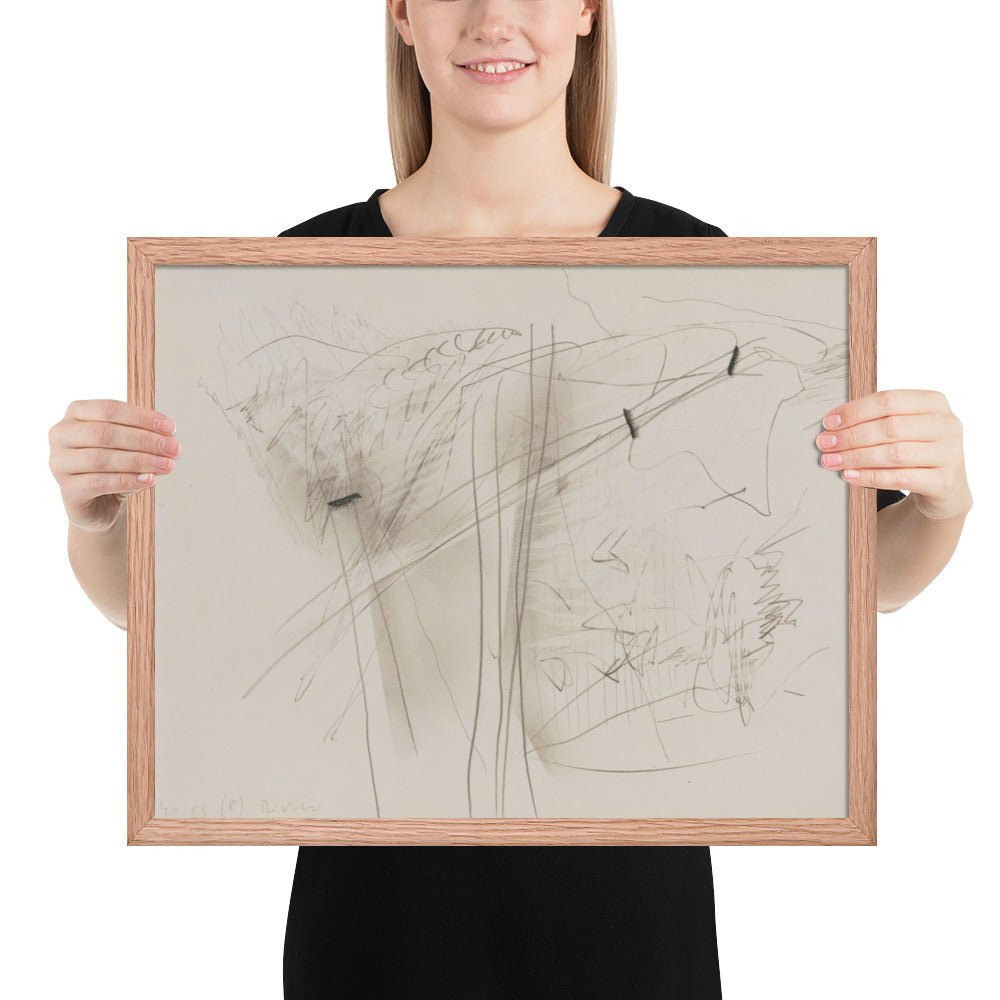 4.4.83 by Gerhard Richter, Framed poster
