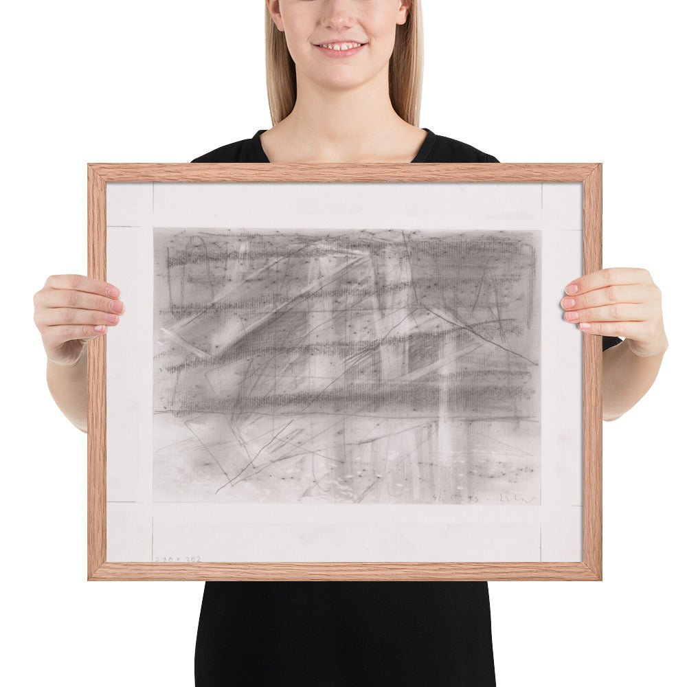 4.5.1999 by Gerhard Richter, Framed poster