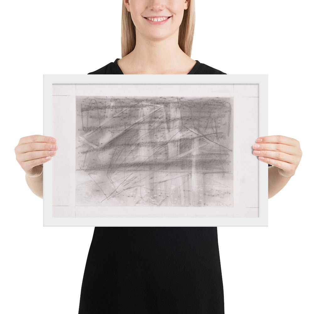 4.5.1999 by Gerhard Richter, Framed poster