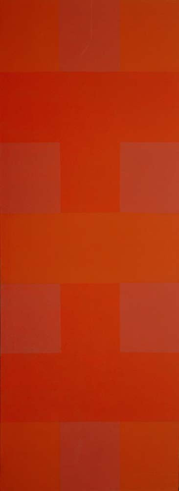 Ad Reinhardt - Abstract Painting, Red, modernist poster print A2 poster print