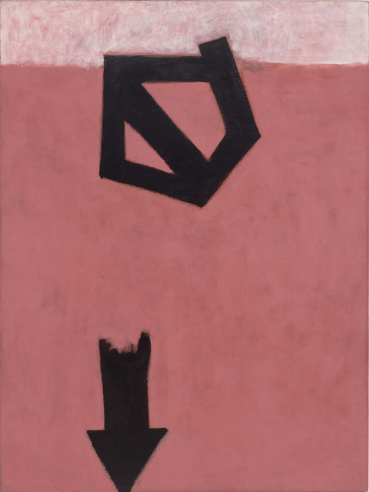Adolph Gottlieb - Descending Arrow, modernist poster print A2 poster print
