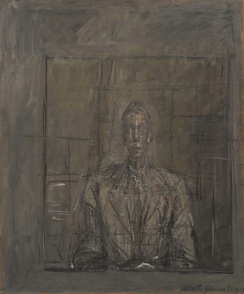 Alberto Giacometti - Portrait of Peter Watson, modernist poster print A2 poster print