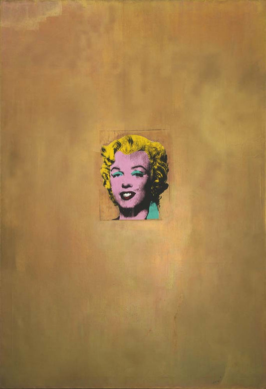 Andy Warhol - Gold Marilyn Monroe, modernist poster print A2 poster print