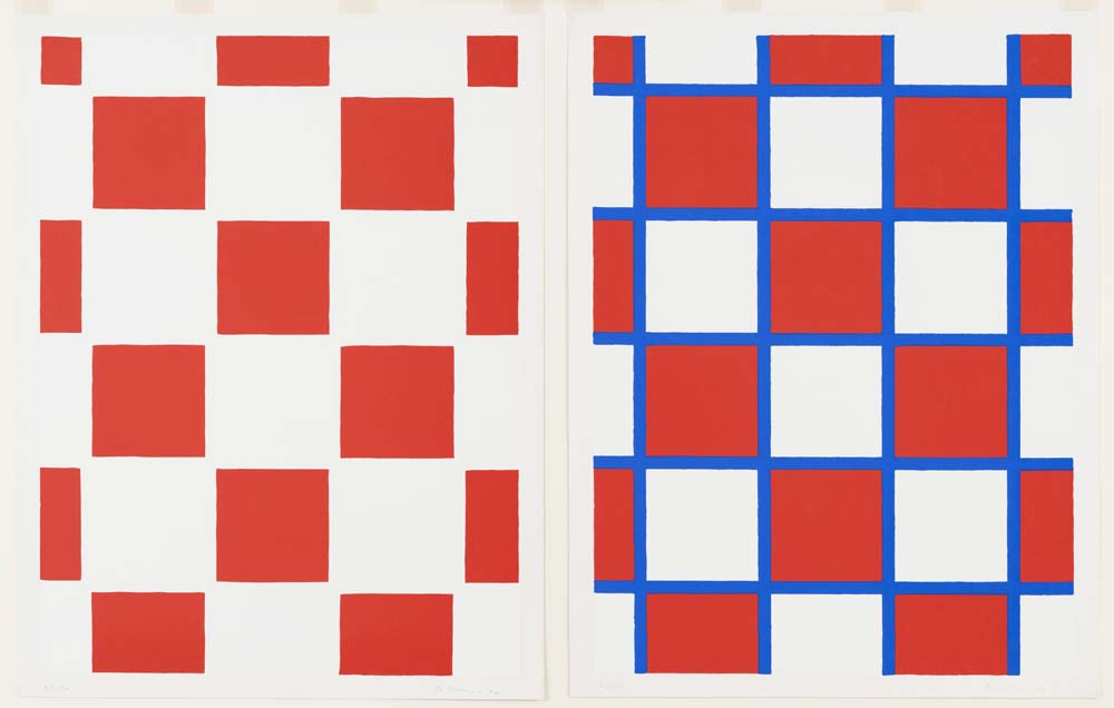 Blinky Palermo - Flipper, modernist poster print A2 poster print