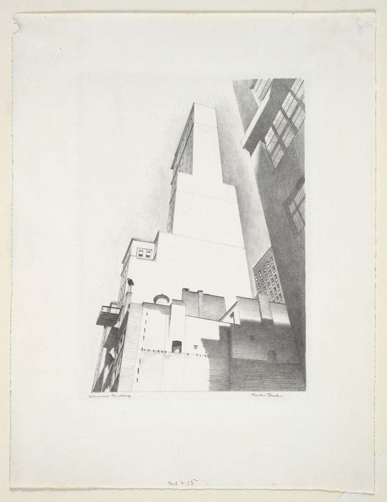 Charles Sheeler - Delmonico Building, modernist poster print A2 poster print