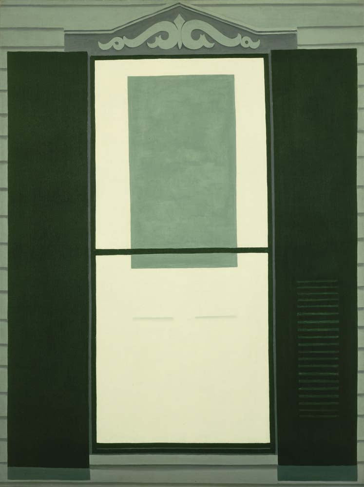 Georgia O'Keeffe - Lake George Window, modernist poster print A2 poster print