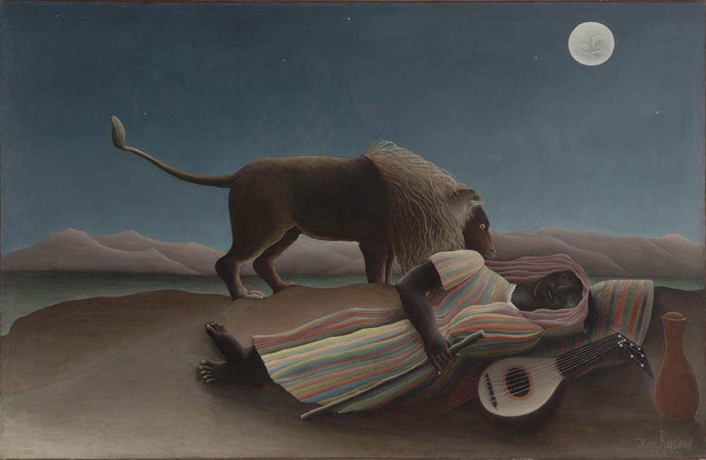 Henri Rousseau - The Sleeping Gypsy, modernist poster print A2 poster print