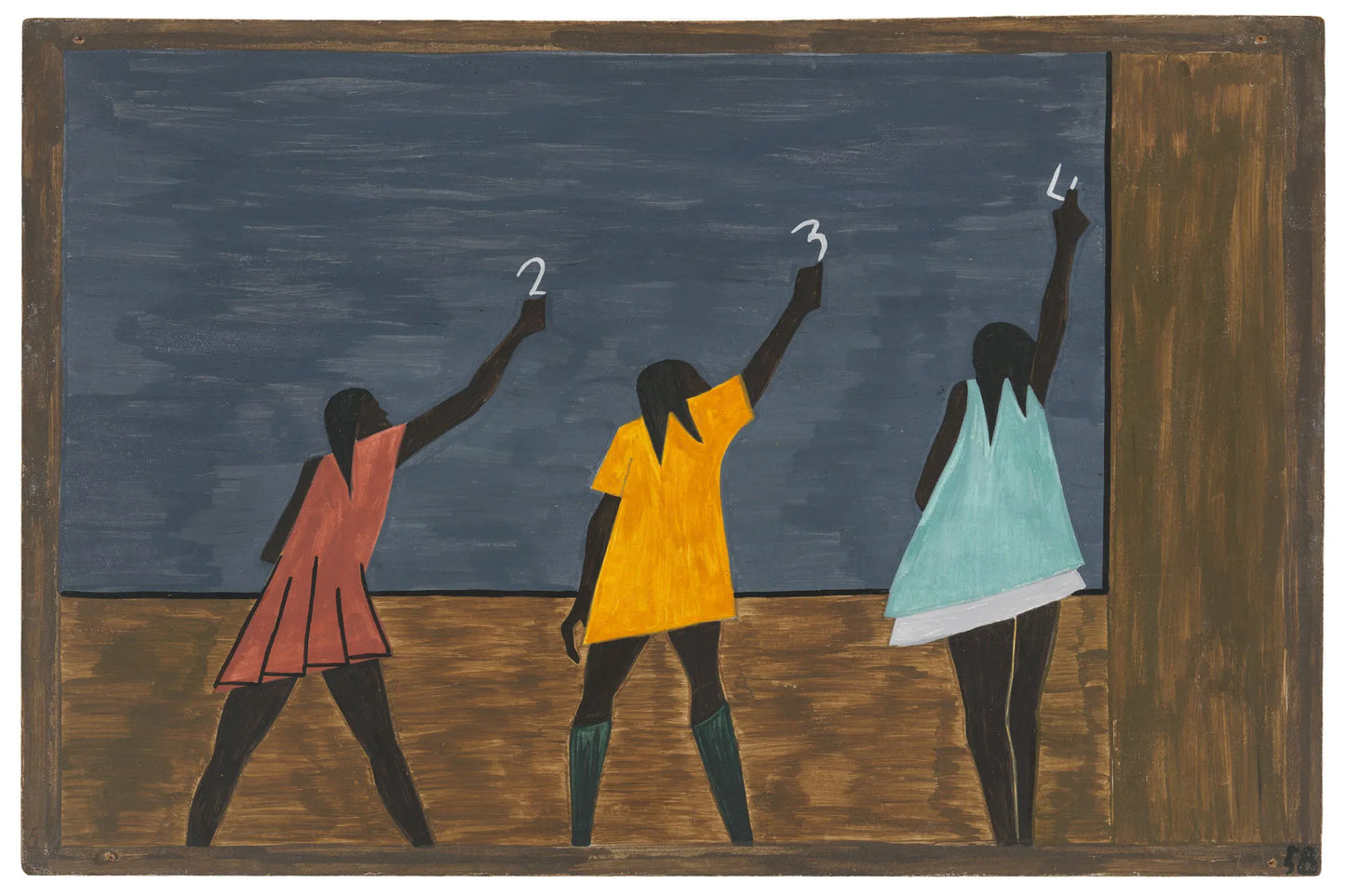 In the North the Negro had better educational facilities by Jacob Lawrence