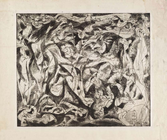 Jackson Pollock - Untitled, modernist poster print A2 poster print