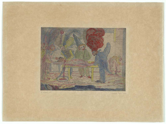 James Ensor - The Assassination, modernist poster print A2 poster print