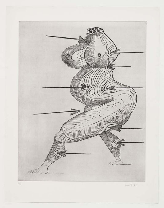 Louise Bourgeois - Ste Sebastienne second version, state VI, modernist poster print A2 poster print