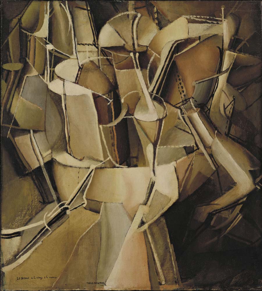 Marcel Duchamp - The Passage from Virgin to Bride, modernist poster print A2 poster print