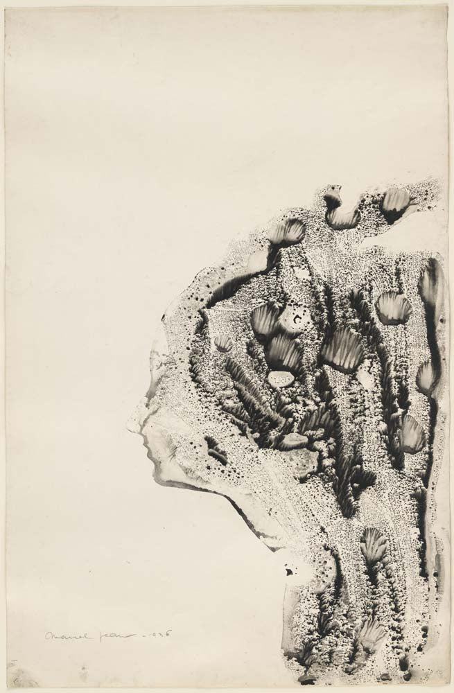 Marcel Jean - Decalcomania, modernist poster print A2 poster print
