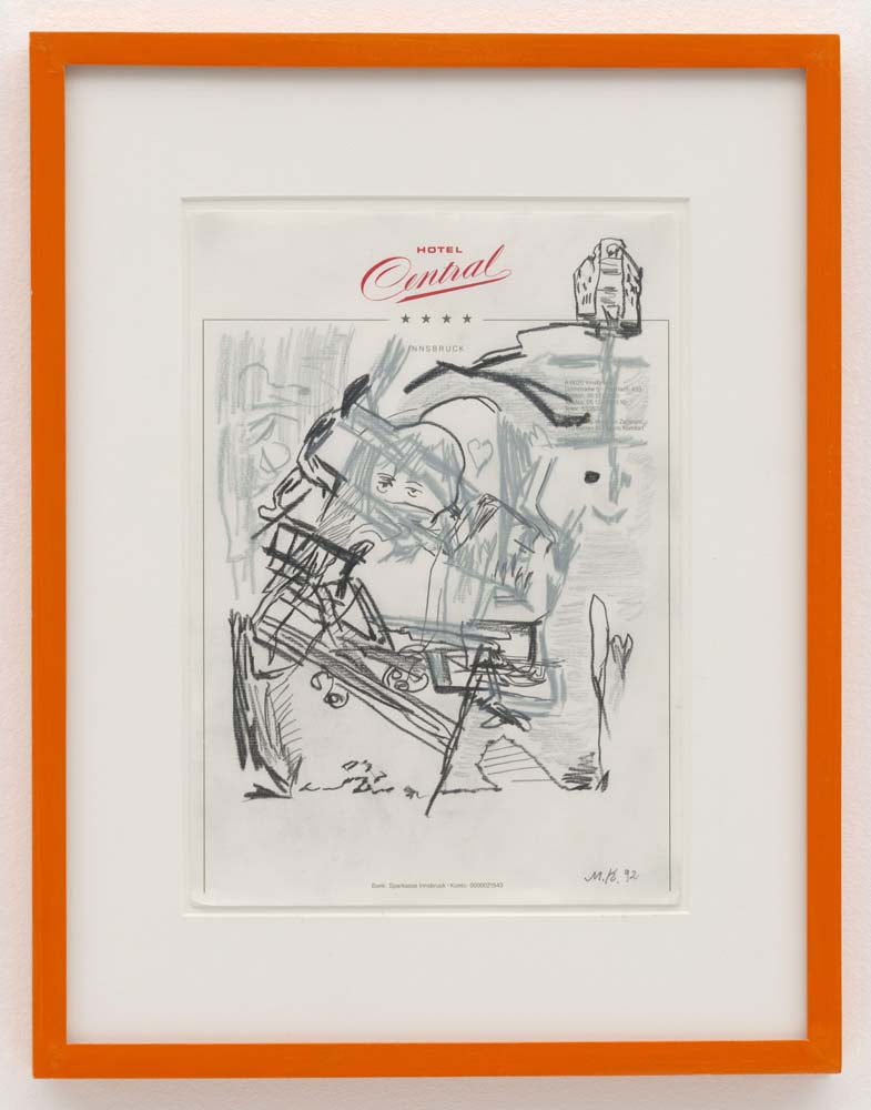Martin Kippenberger - Untitled (7), modernist poster print A2 poster print