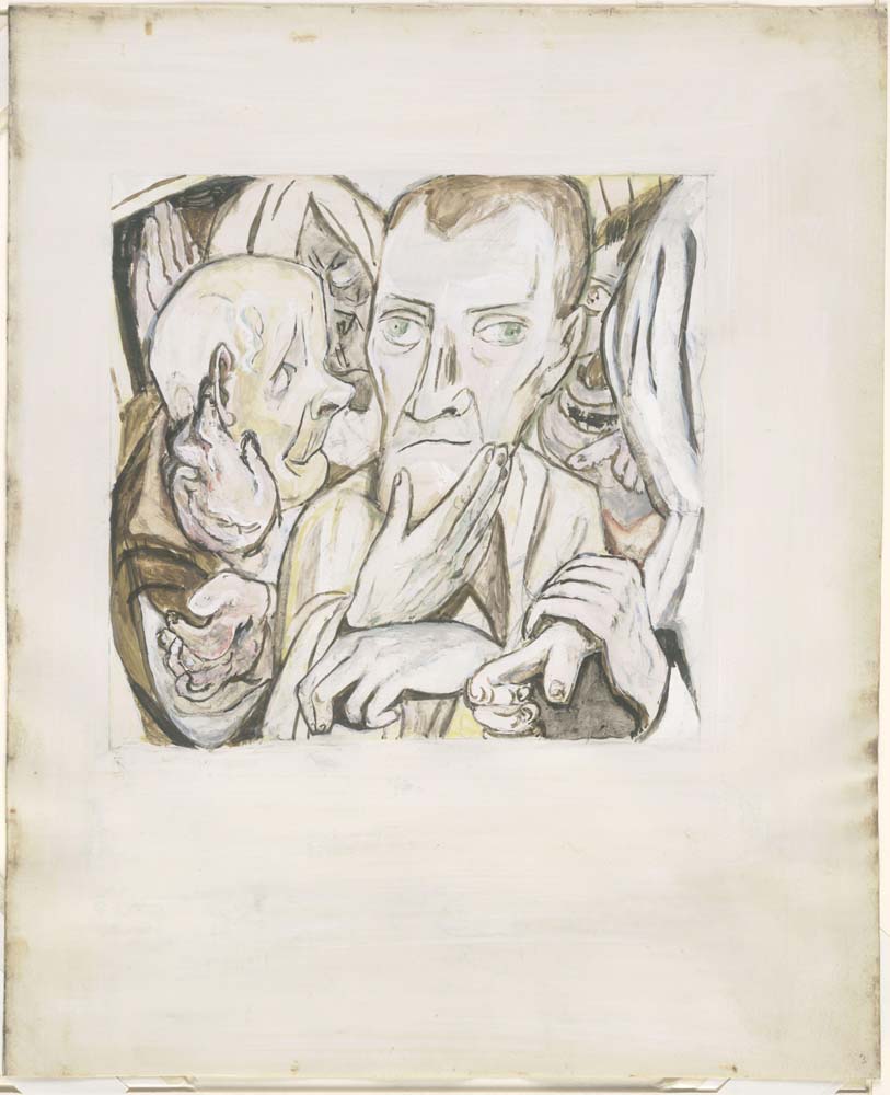 Max Beckmann - The Mocking of the Prodigal Son, modernist poster print A2 poster print