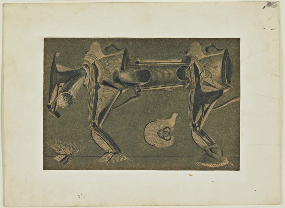 Max Ernst - The Horse He's Sick, modernist poster print A2 poster print