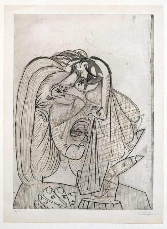 Pablo Picasso - La Femme qui pleure, modernist poster print A2 poster print