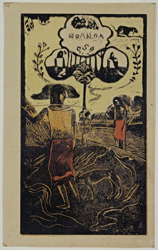 Paul Gauguin - Noa Noa from Noa Noa, modernist poster print A2 poster print