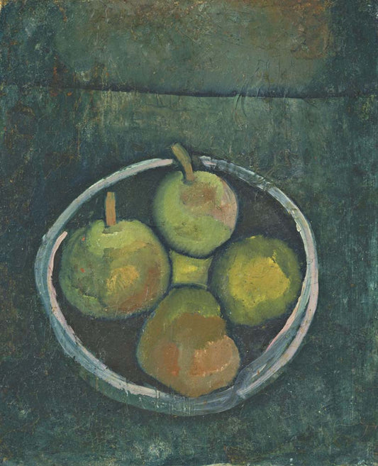 Paul Klee - Still Life with Four Apples, modernist poster print A2 poster print