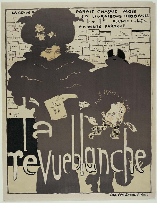 Pierre Bonnard - La Revue blanche, modernist poster print A2 poster print