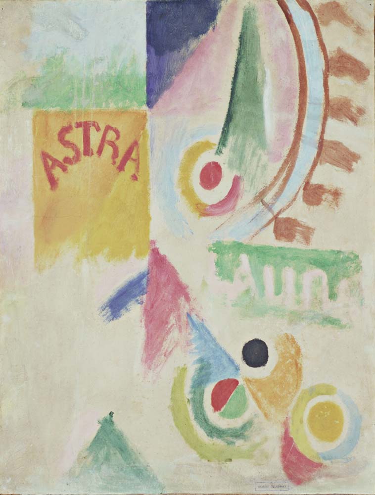 Robert Delaunay - Football. L'Equipe de Cardiff, modernist poster print A2 poster print