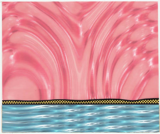 Roy Lichtenstein - Landscape 5 , modernist poster print A2 poster print