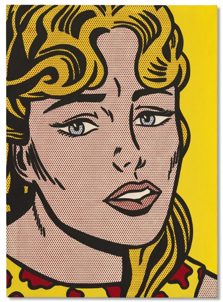 Anxious Girl by Roy Lichtenstein, Poster print