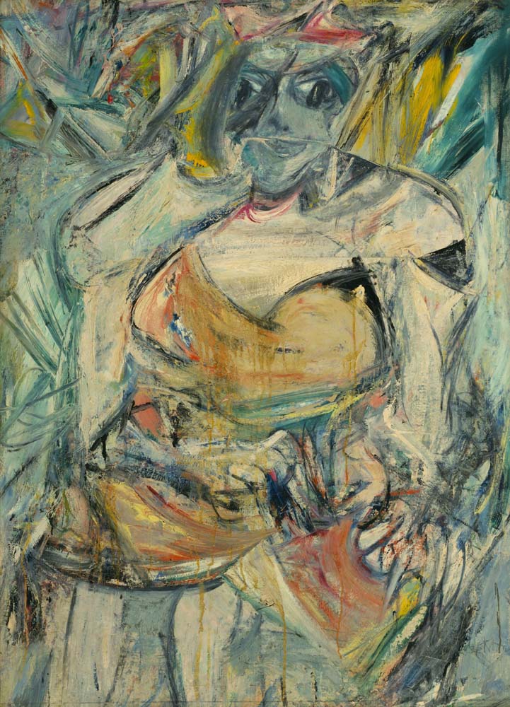 Willem de Kooning - Woman, II, modernist poster print A2 poster print