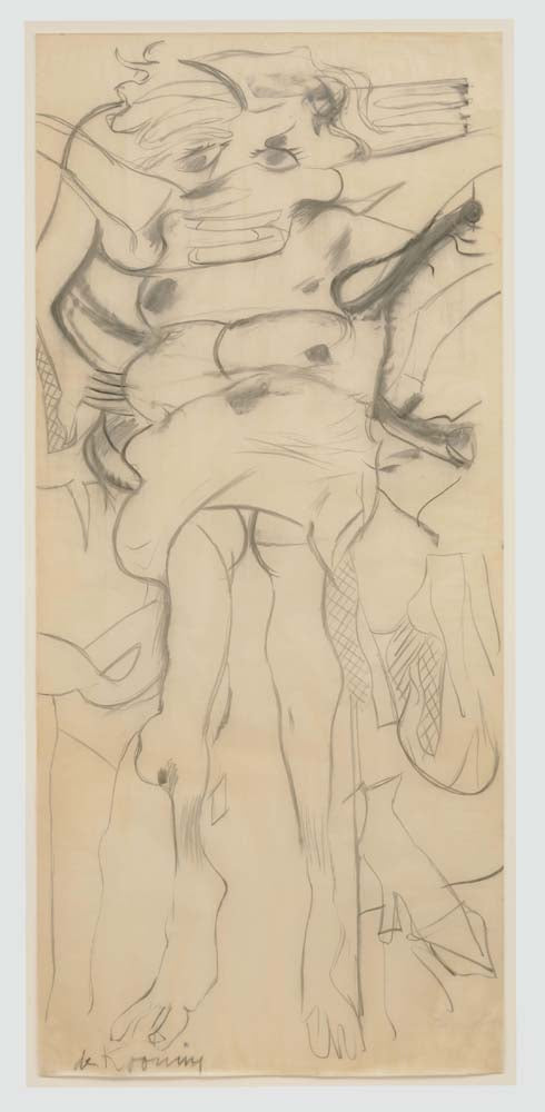 Willem de Kooning - Woman, modernist poster print A2 poster print