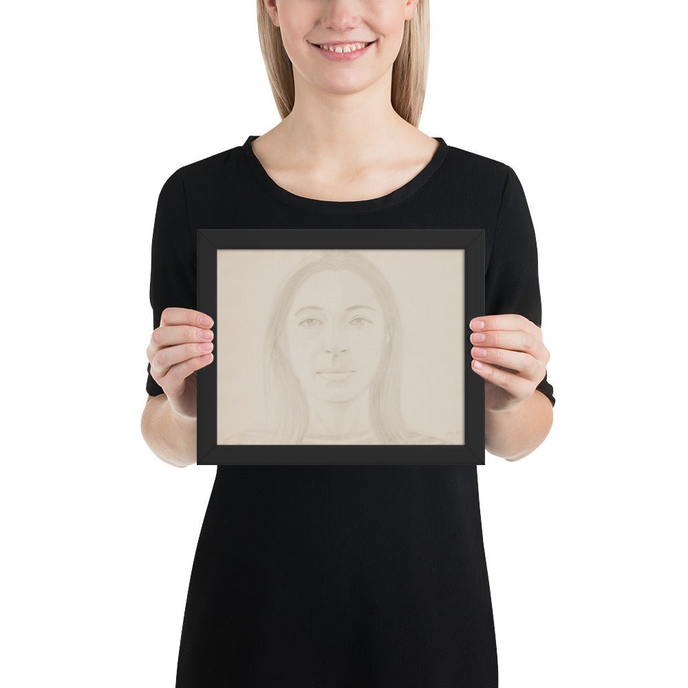 Ada by Alex Katz , Framed poster