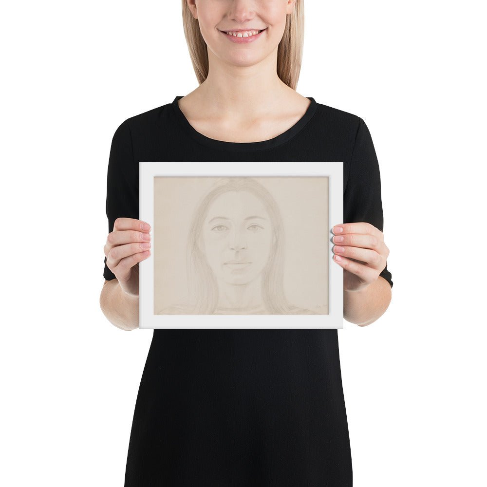 Ada by Alex Katz , Framed poster