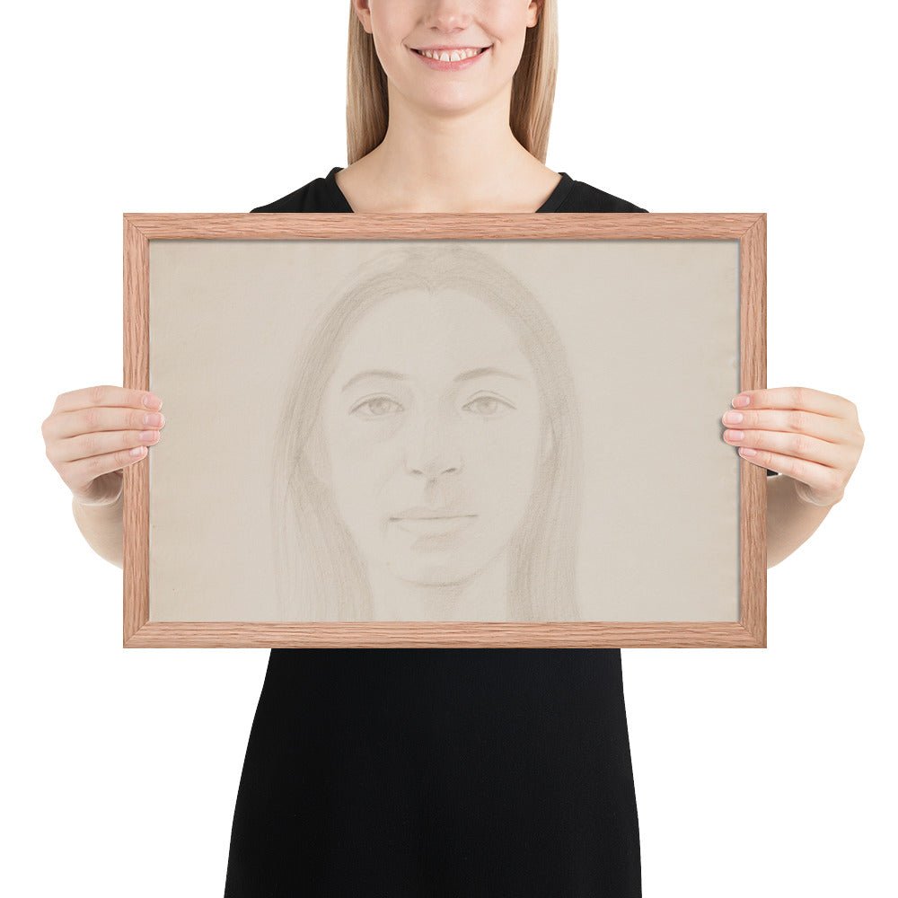 Ada by Alex Katz , Framed poster