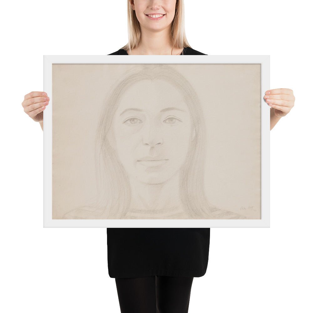 Ada by Alex Katz , Framed poster