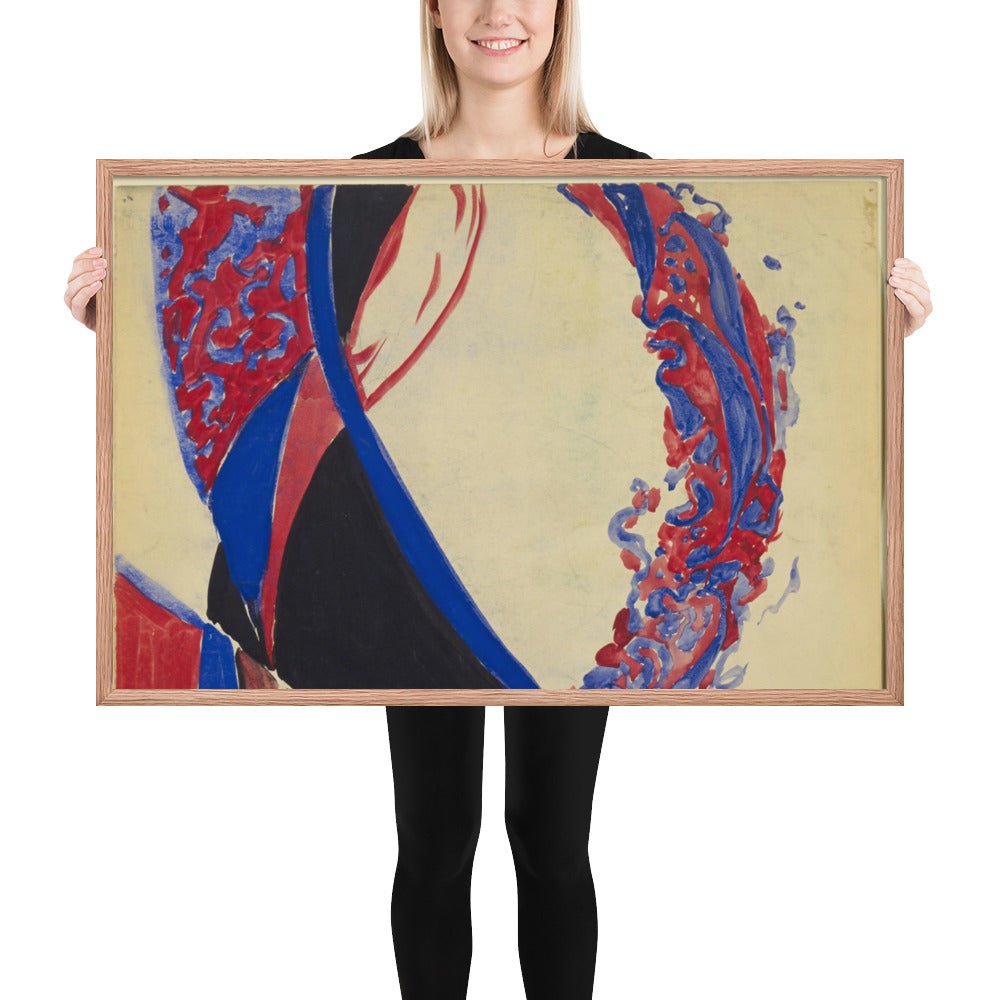 Amorpha Fugue in Two Colors by Frantisek Kupka, Framed poster