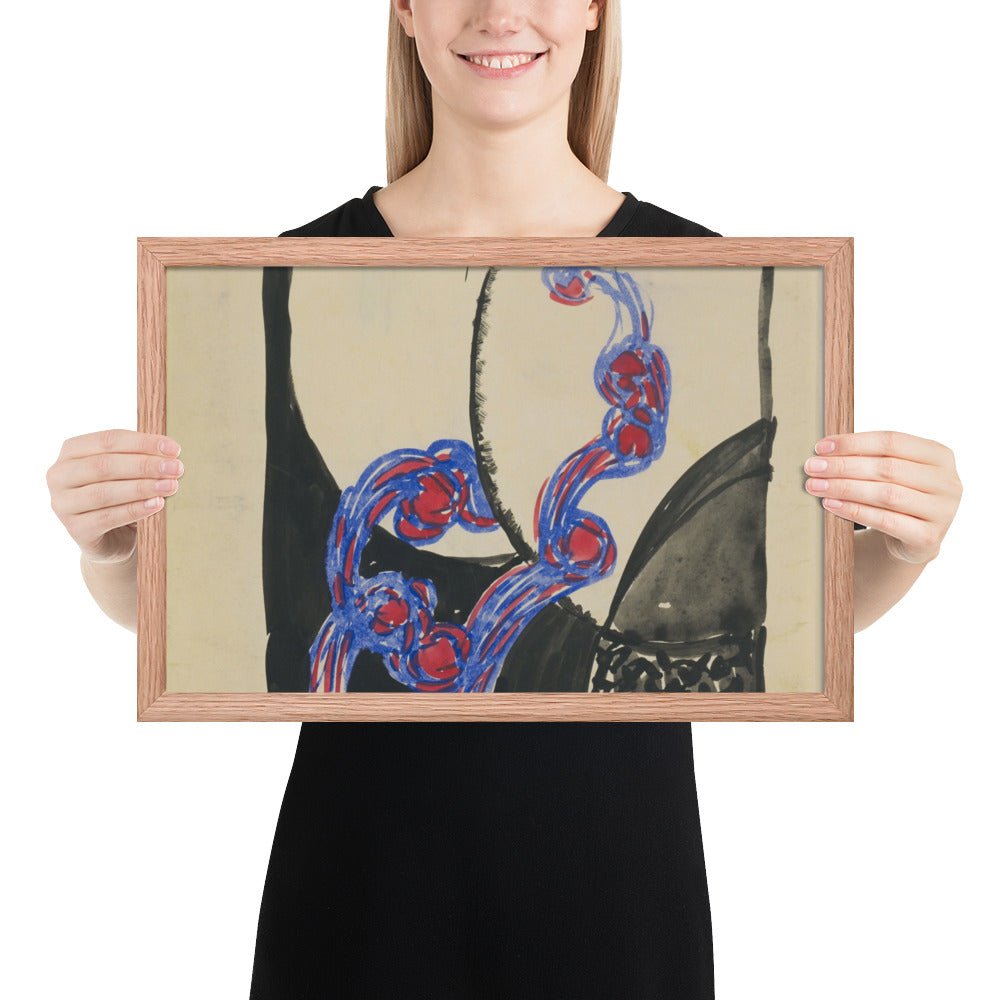 Amorpha Fugue in Two Colors by Frantisek Kupka, Framed poster