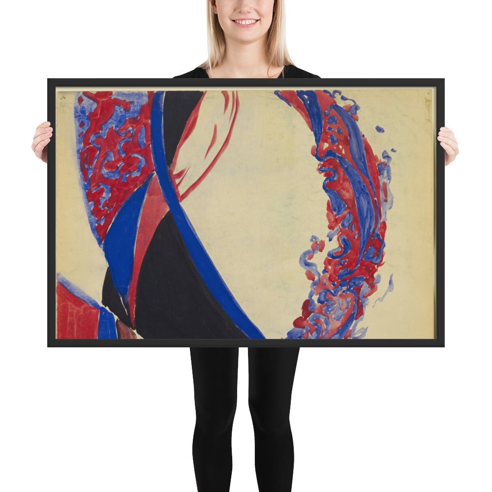 Amorpha Fugue in Two Colors by Frantisek Kupka, Framed poster