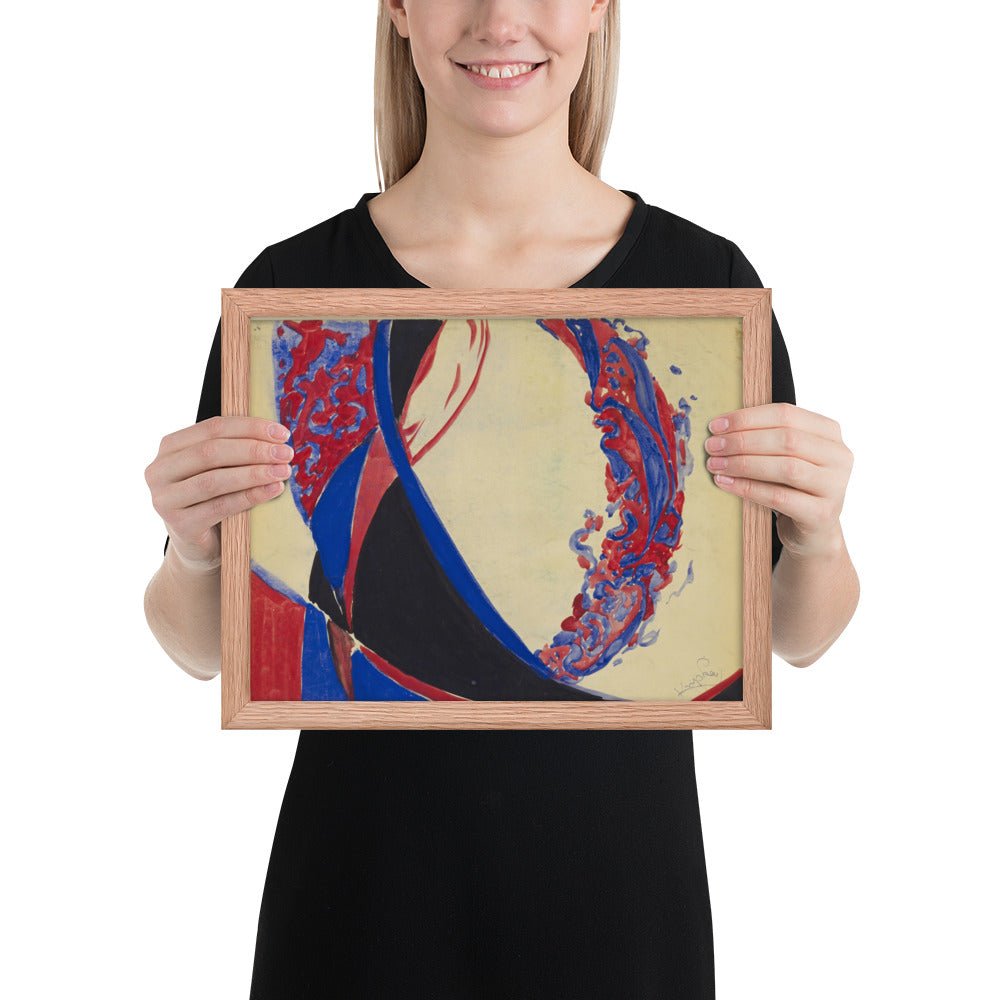 Amorpha Fugue in Two Colors by Frantisek Kupka, Framed poster
