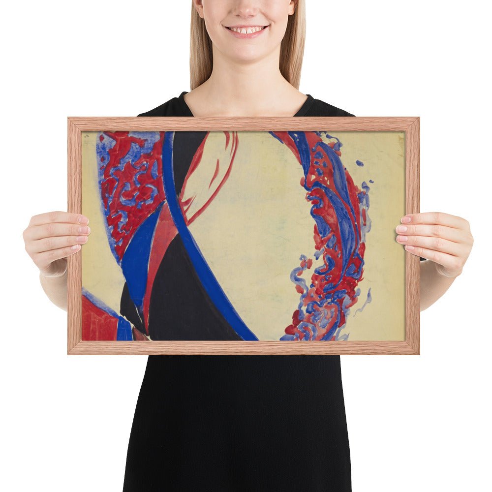 Amorpha Fugue in Two Colors by Frantisek Kupka, Framed poster