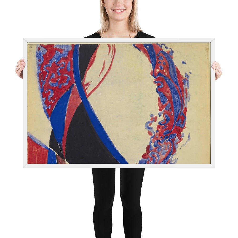 Amorpha Fugue in Two Colors by Frantisek Kupka, Framed poster