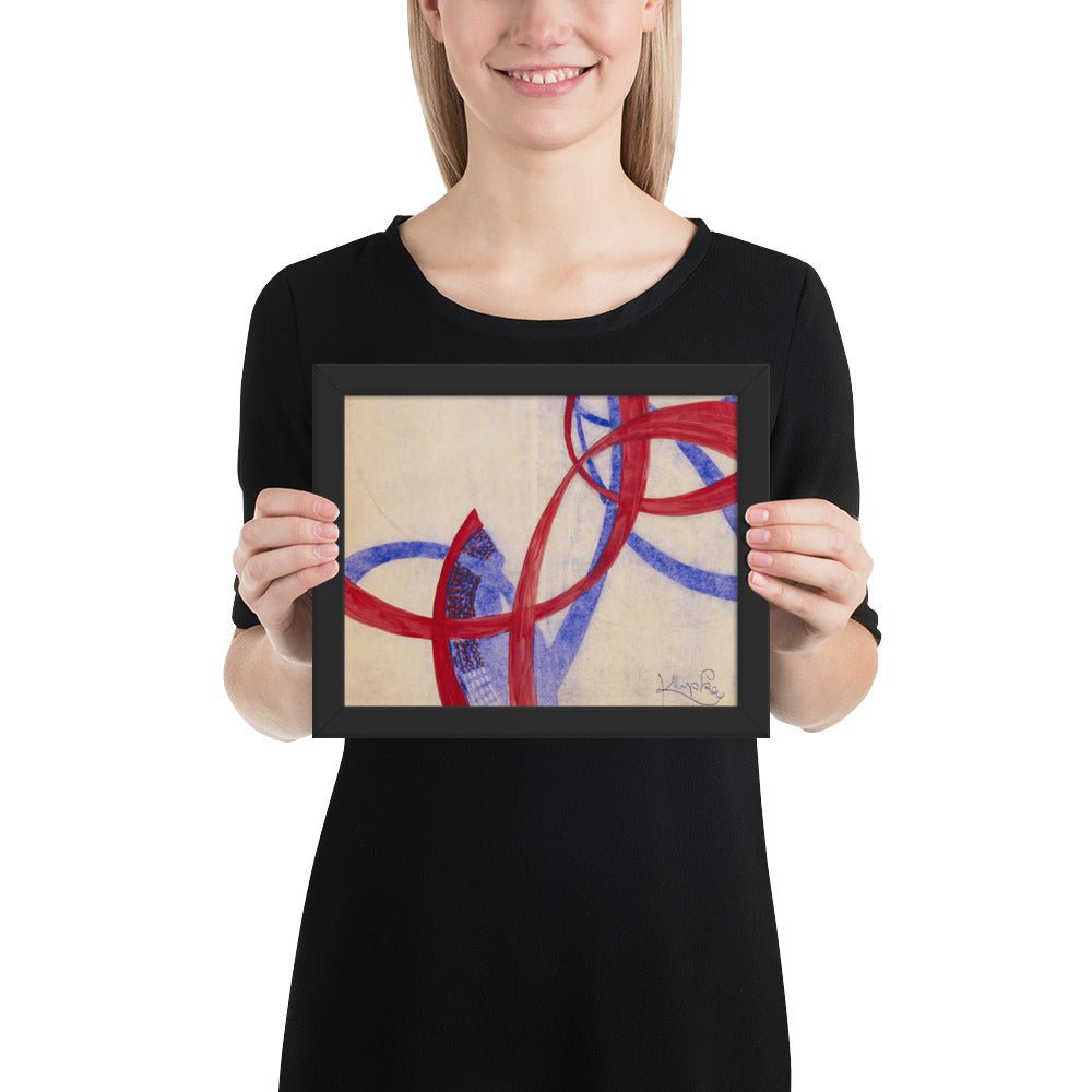 Amorpha Fugue in Two Colors by Frantisek Kupka, Framed poster