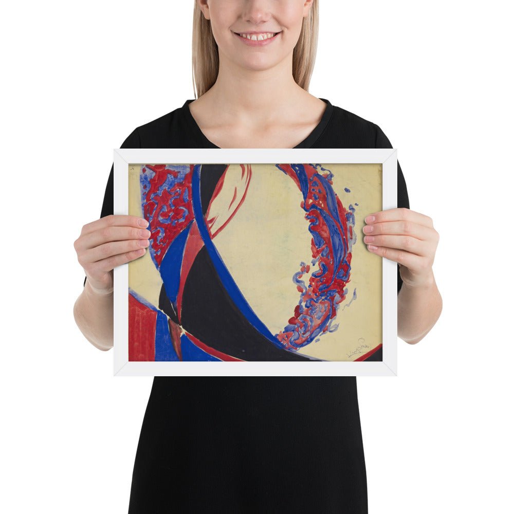 Amorpha Fugue in Two Colors by Frantisek Kupka, Framed poster