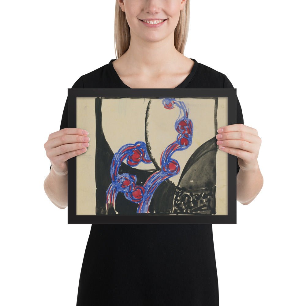 Amorpha Fugue in Two Colors by Frantisek Kupka, Framed poster