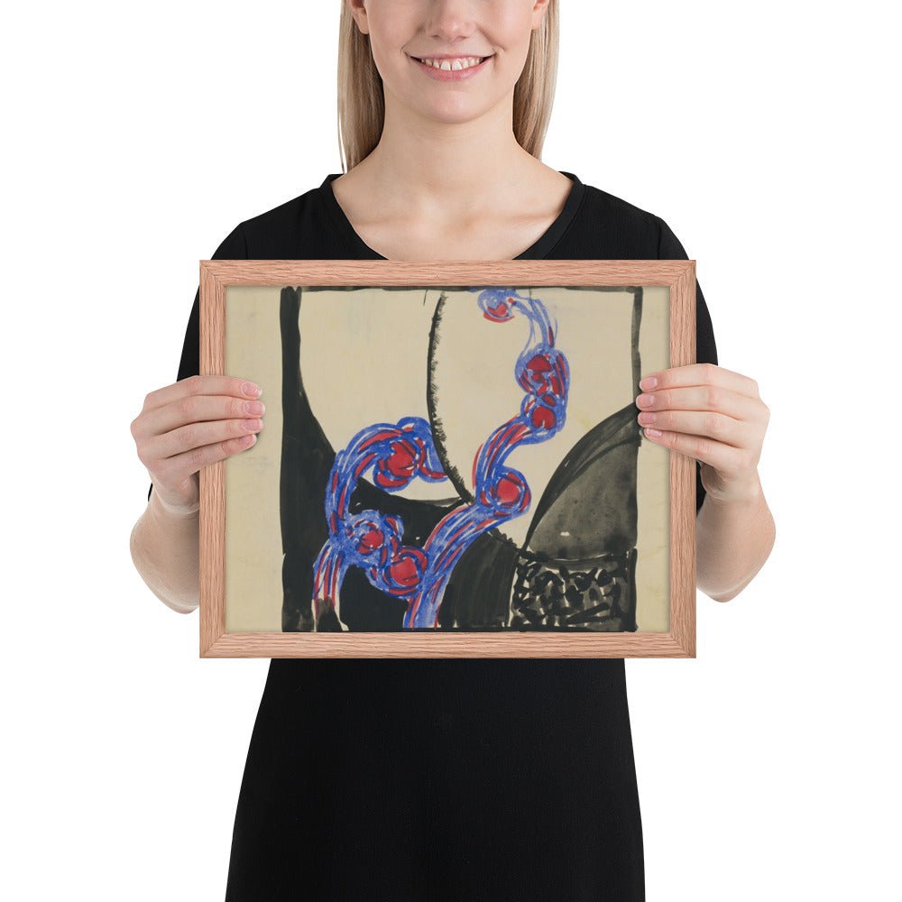 Amorpha Fugue in Two Colors by Frantisek Kupka, Framed poster