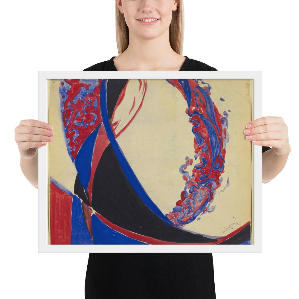 Amorpha Fugue in Two Colors by Frantisek Kupka, Framed poster