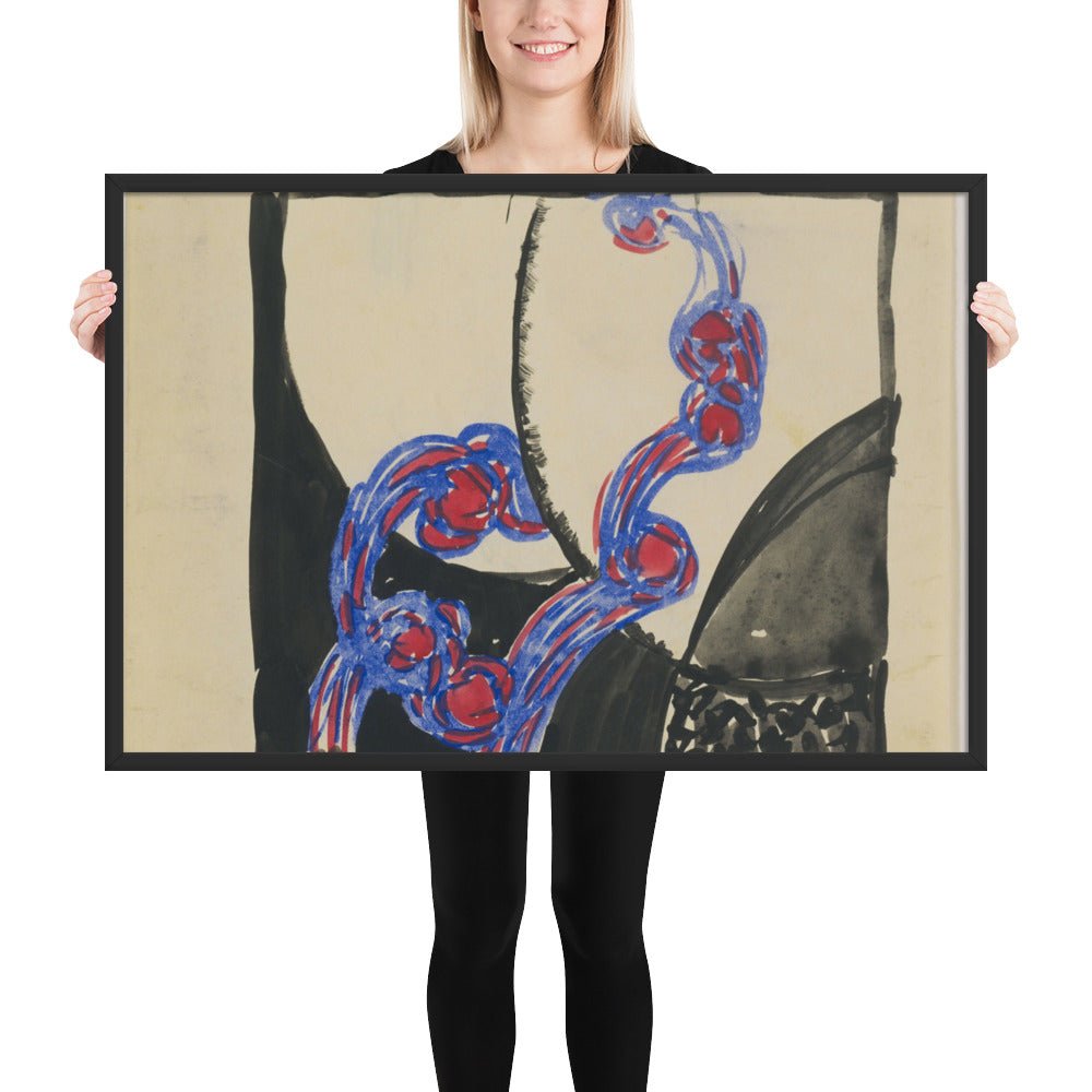 Amorpha Fugue in Two Colors by Frantisek Kupka, Framed poster