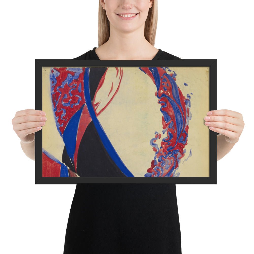 Amorpha Fugue in Two Colors by Frantisek Kupka, Framed poster